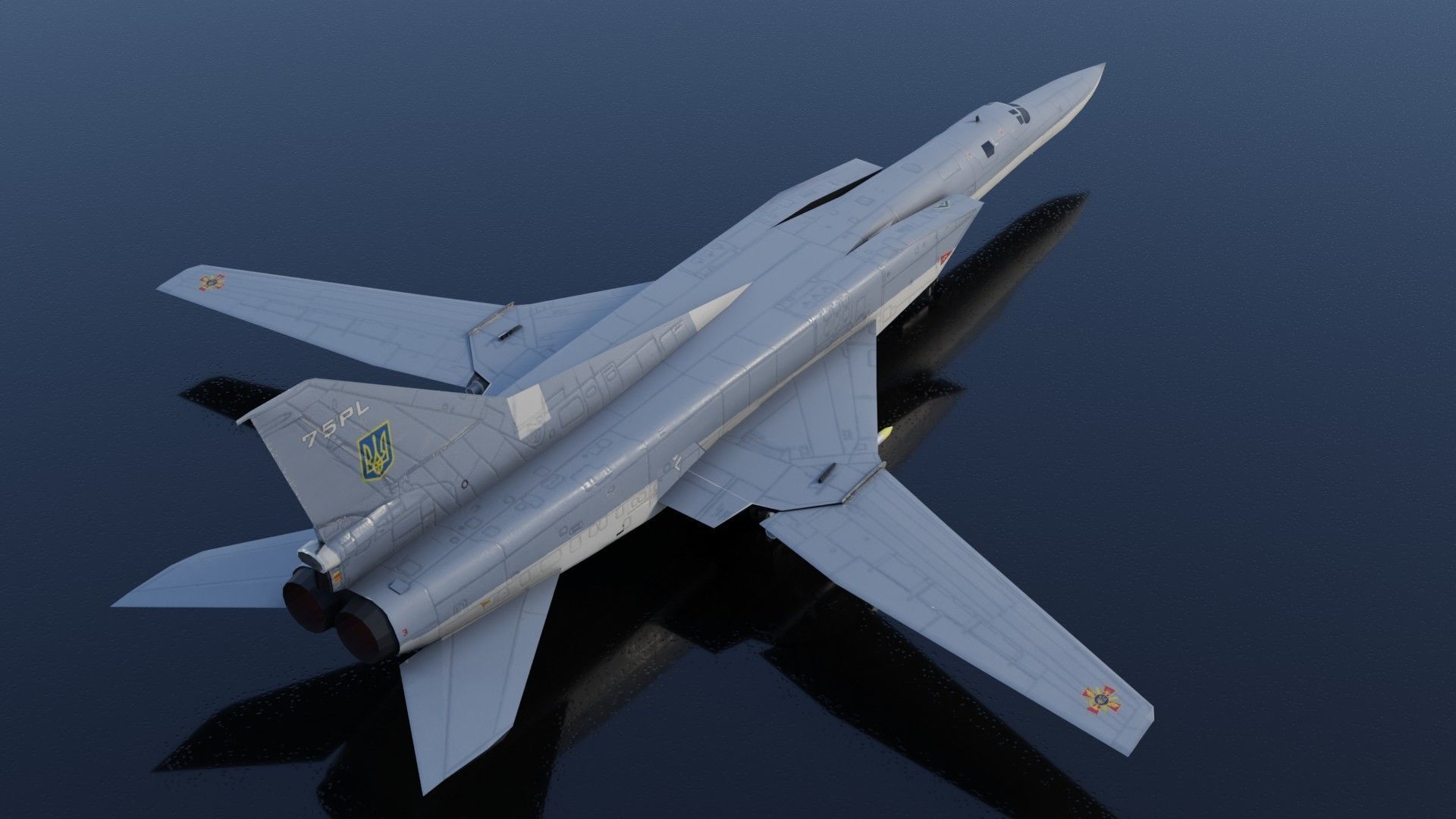 3D model Tupolev Tu-22M3 Backfire VR / AR / low-poly | CGTrader