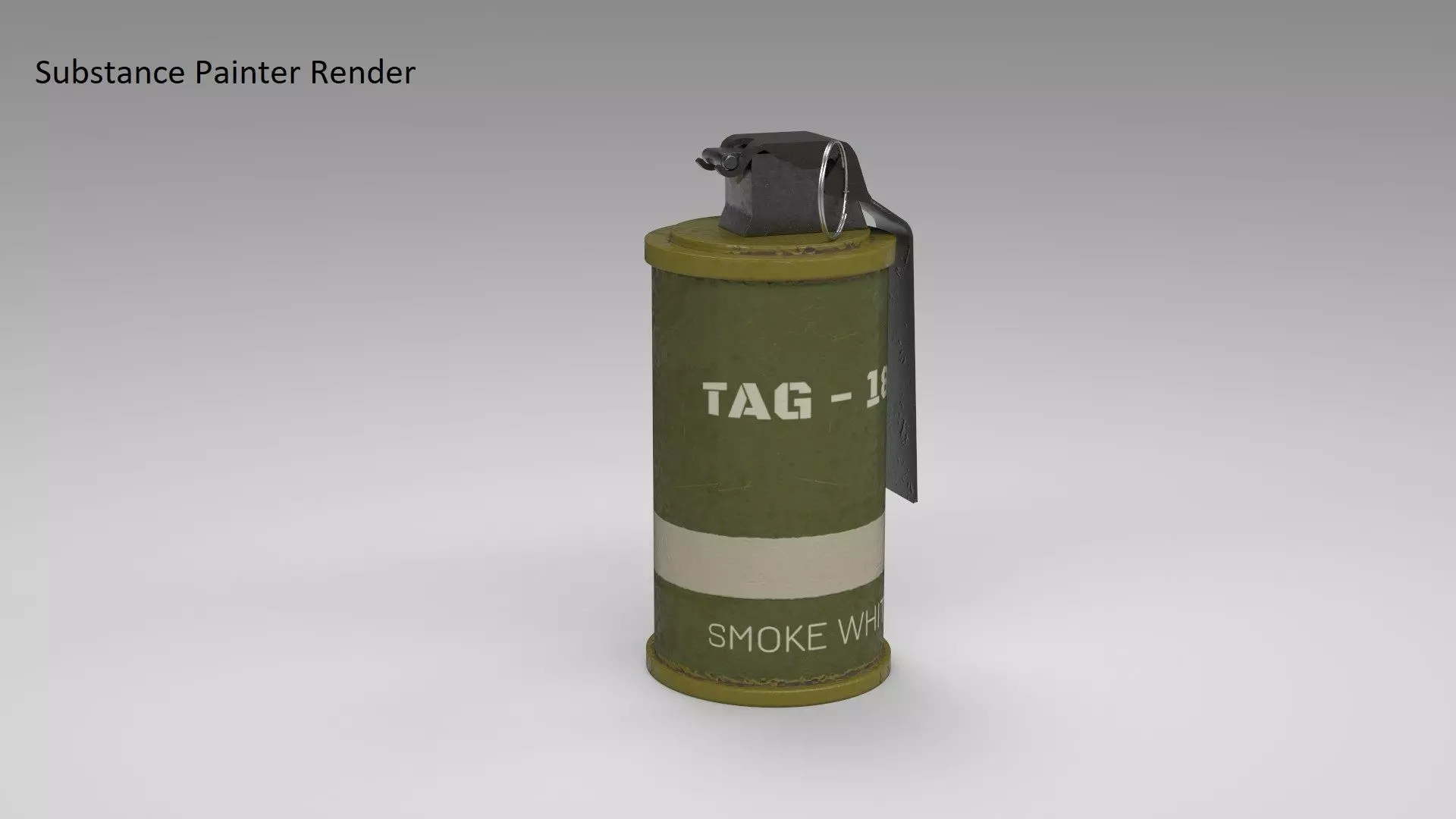 Smoke Grenade TAG - 18 Free low-poly 3D model_0