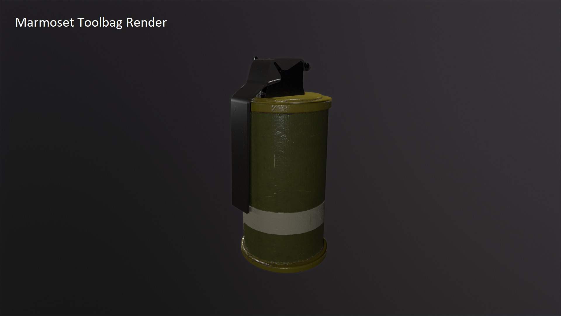 Smoke Grenade TAG - 18 Free low-poly 3D model_3