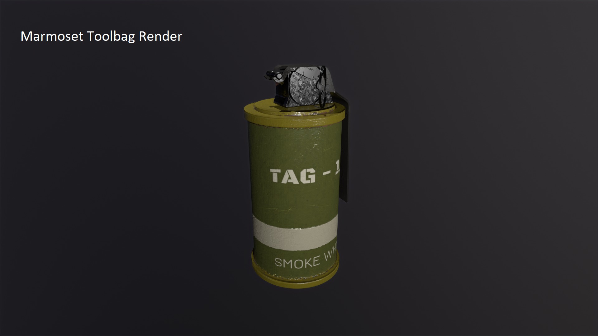 Smoke Grenade TAG - 18 Free low-poly 3D model_2