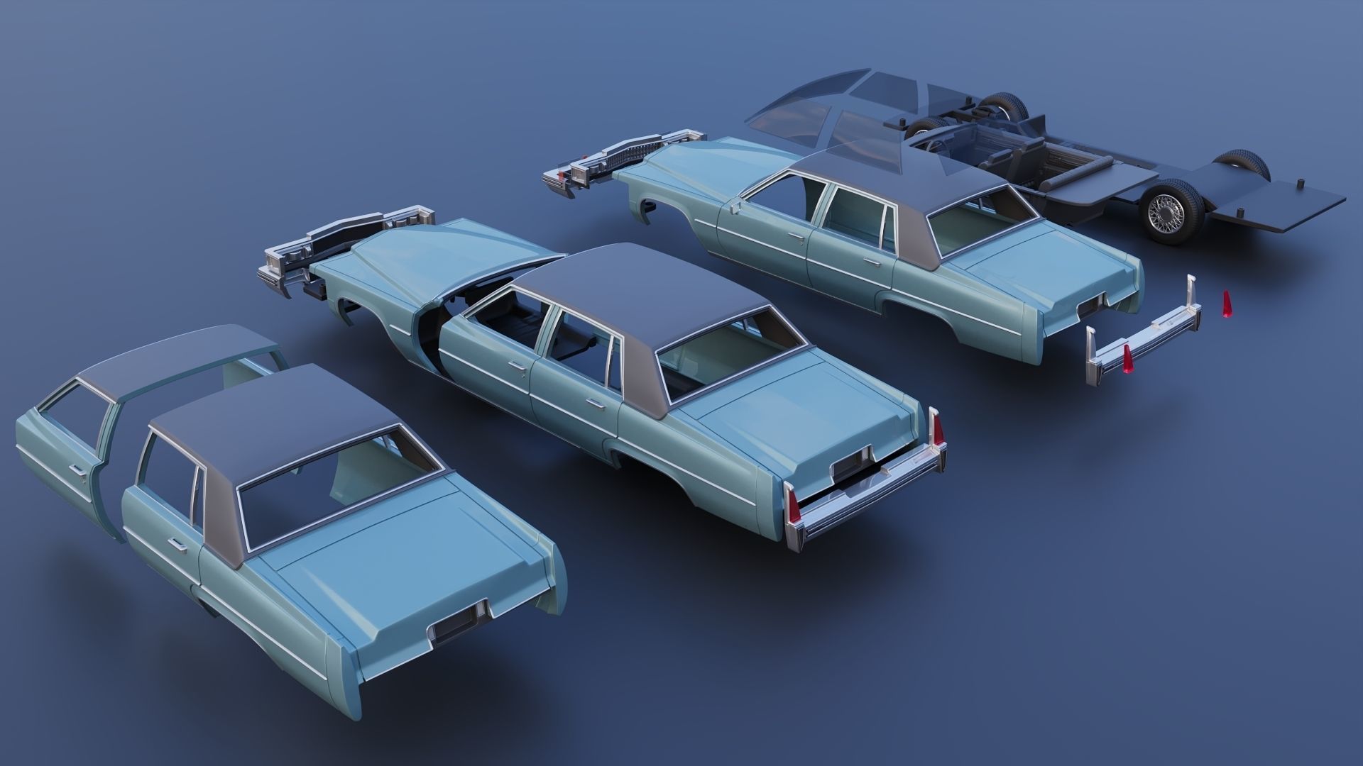 Cadillac Sedan Deville 1977 3D print model_14
