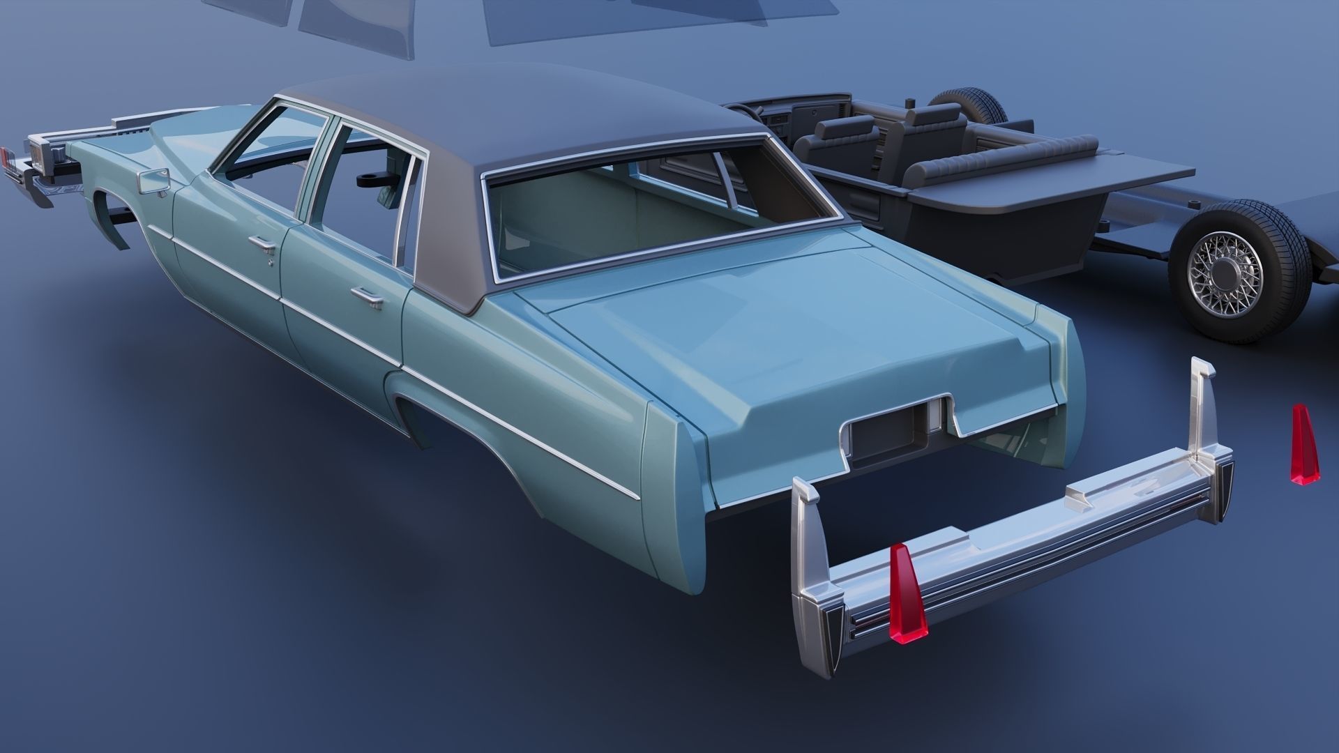 Cadillac Sedan Deville 1977 3D print model_16