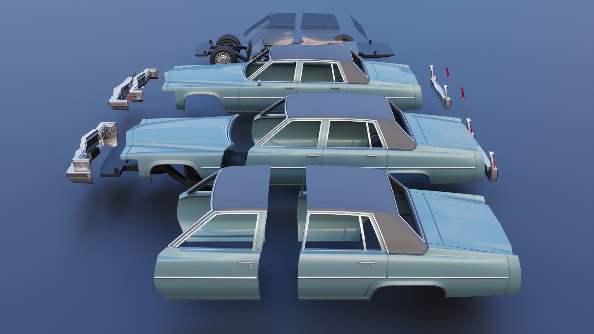 Cadillac Sedan Deville 1977 3D print model_13
