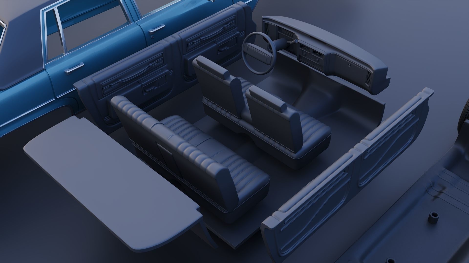 Cadillac Sedan Deville 1977 3D print model_21