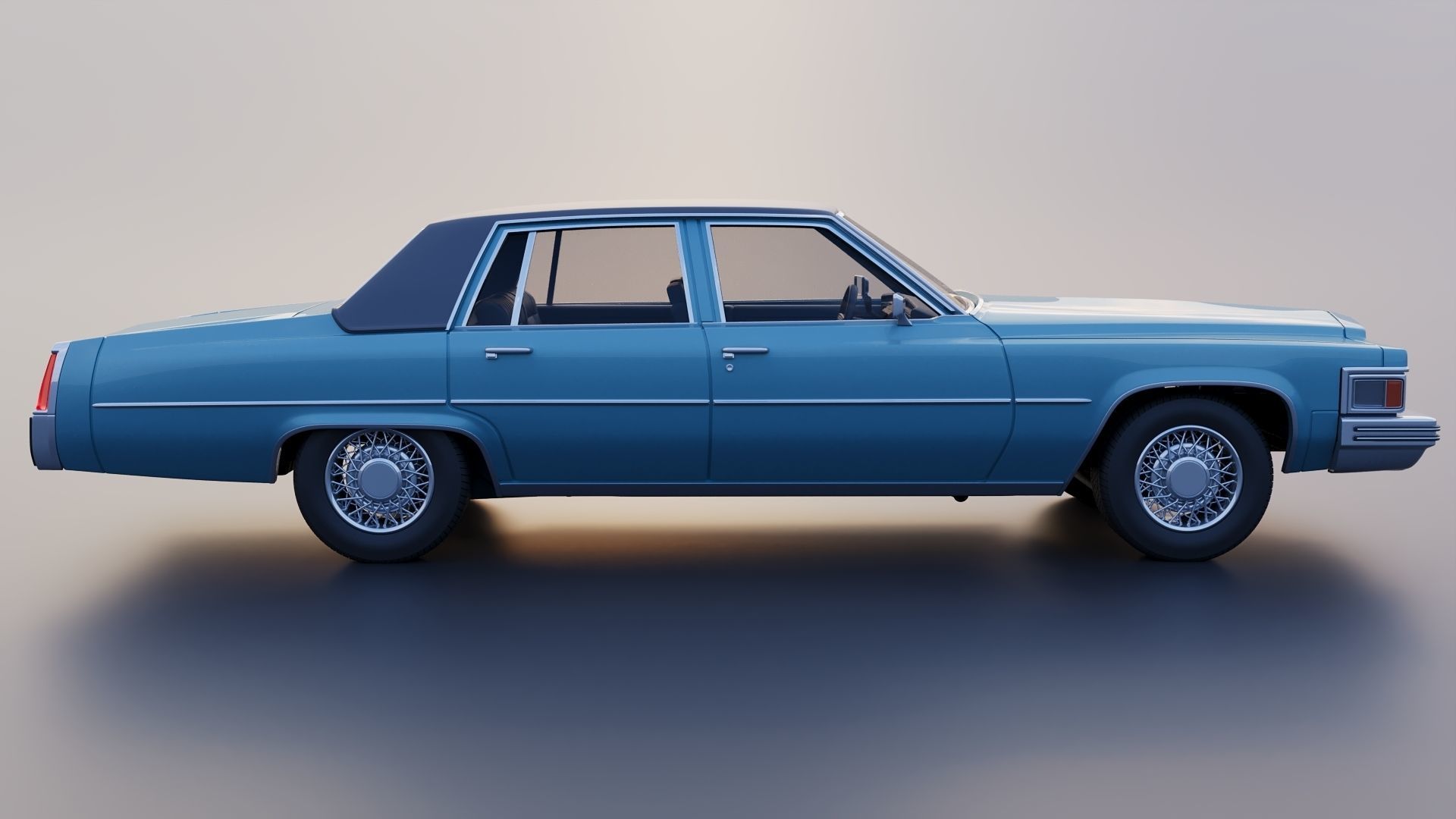 Cadillac Sedan Deville 1977 3D print model_8