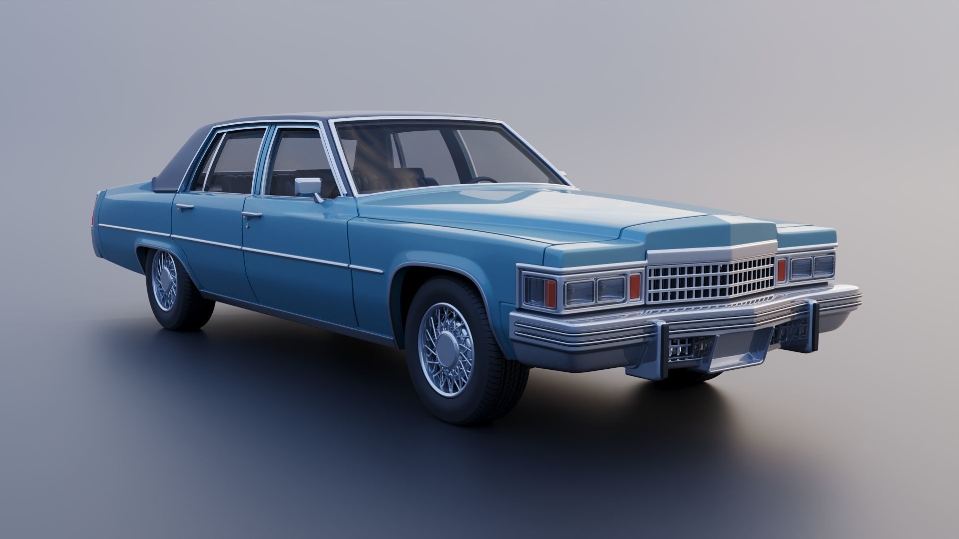 Cadillac Sedan Deville 1977 3D print model_9