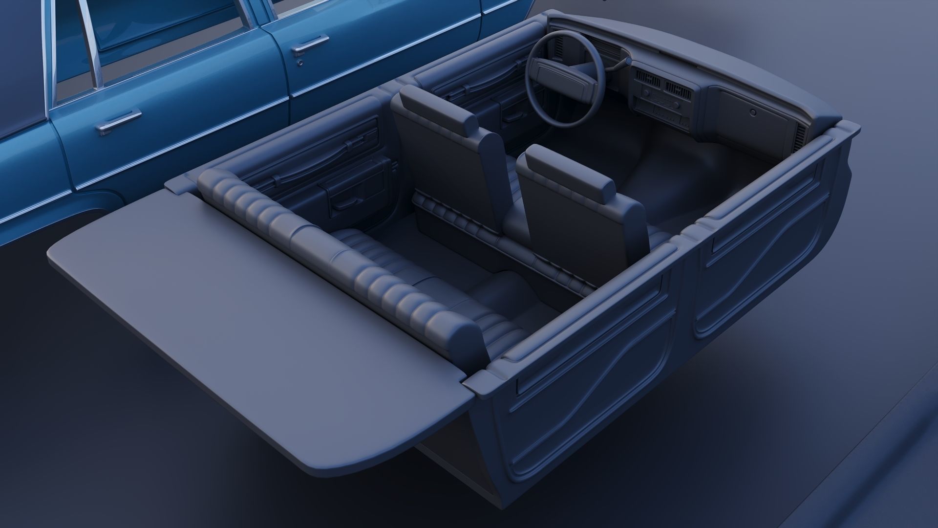 Cadillac Sedan Deville 1977 3D print model_20