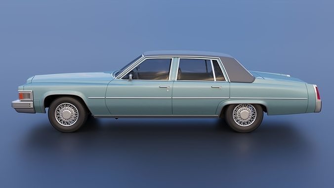 Cadillac Sedan Deville 1977 3D print model 4