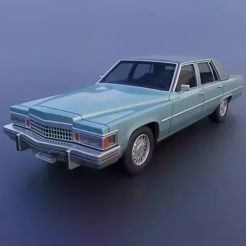 Cadillac Sedan Deville 1977 3D print model