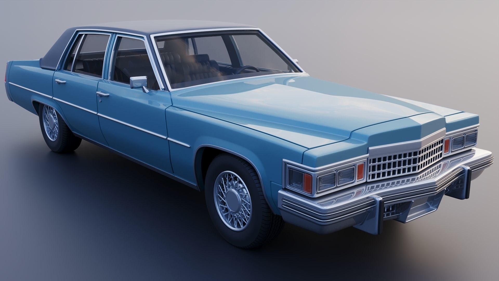 Cadillac Sedan Deville 1977 3D print model_10