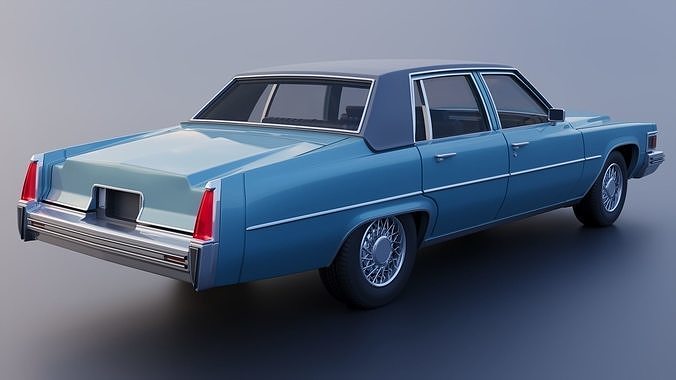 Cadillac Sedan Deville 1977 3D print model 7