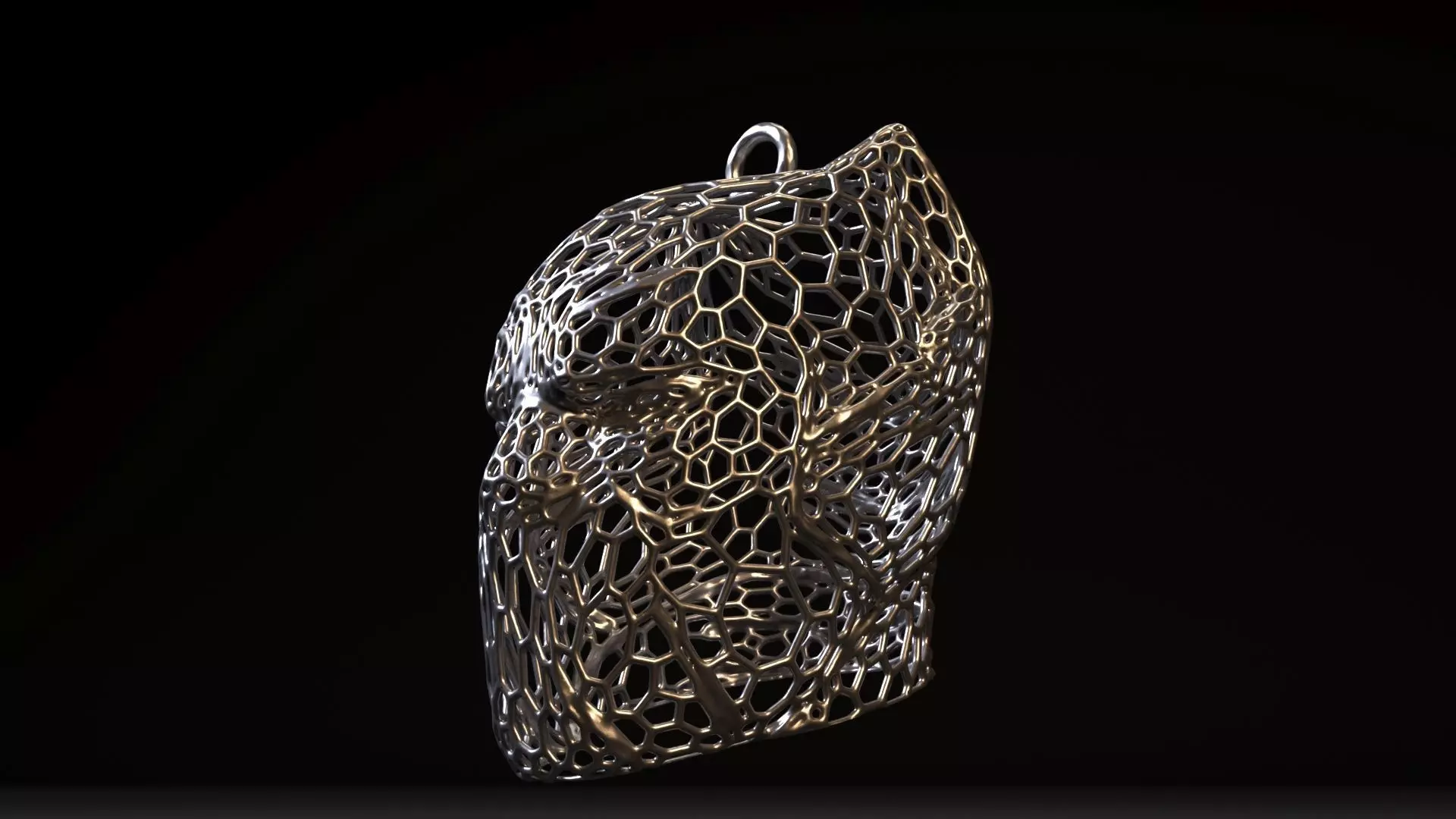 Black Panther Christmas tree decoration 3D print model_0