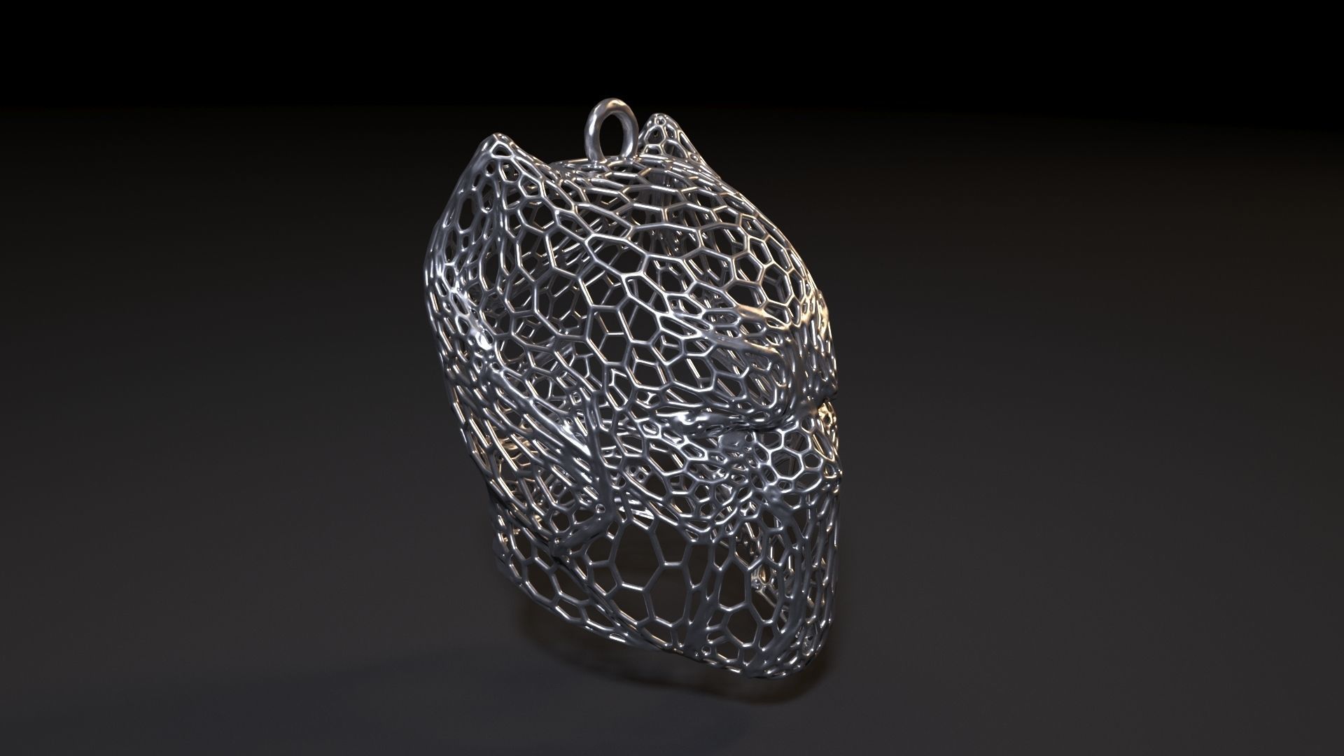 Black Panther Christmas tree decoration 3D print model_7