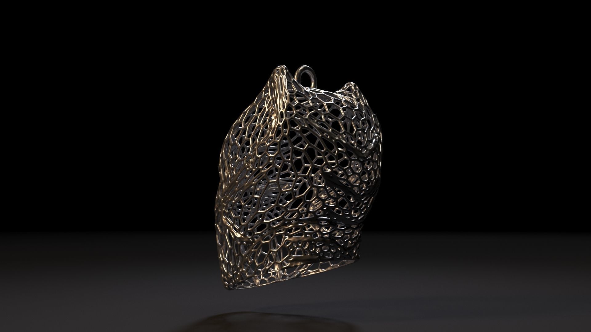 Black Panther Christmas tree decoration 3D print model_3