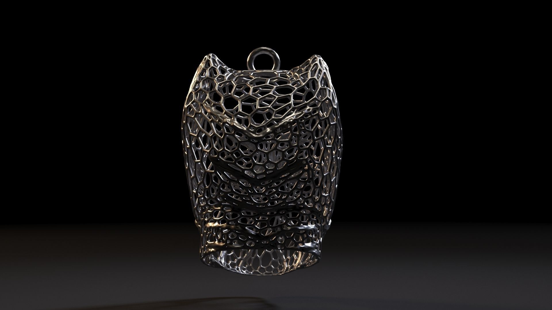 Black Panther Christmas tree decoration 3D print model_4