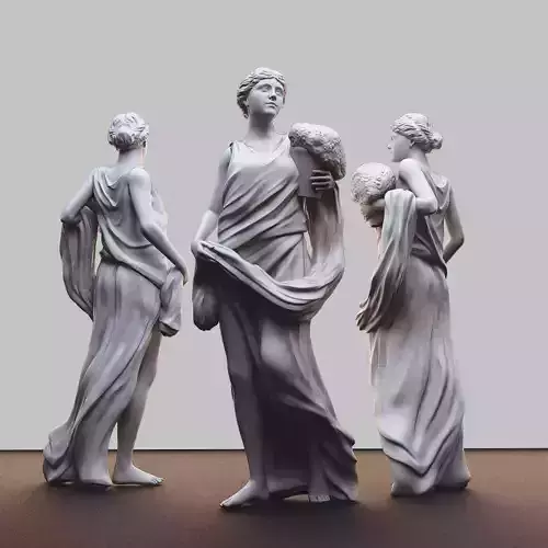 Women Statue 3D model