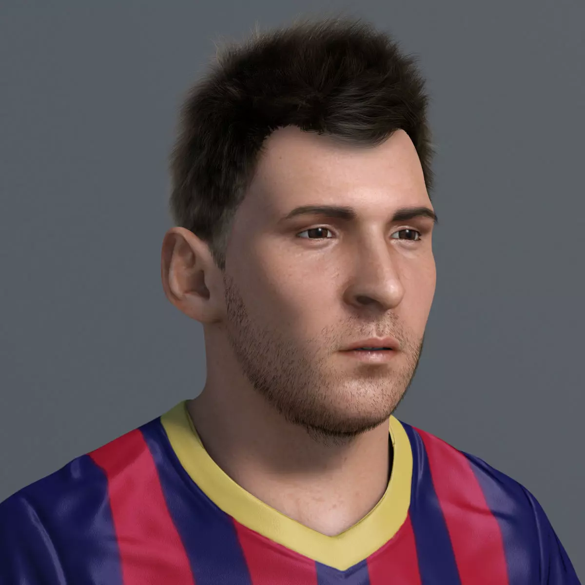 Lionel Messi 3D model_0