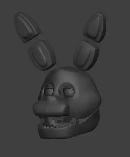 FNAF 1 Wearable Bonnie Head High Quality Source-Accurate files