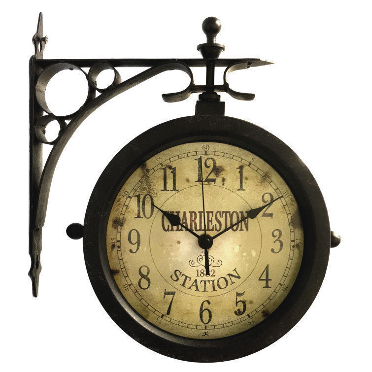 Charleston Outdoor Wall Clock 3D model_3