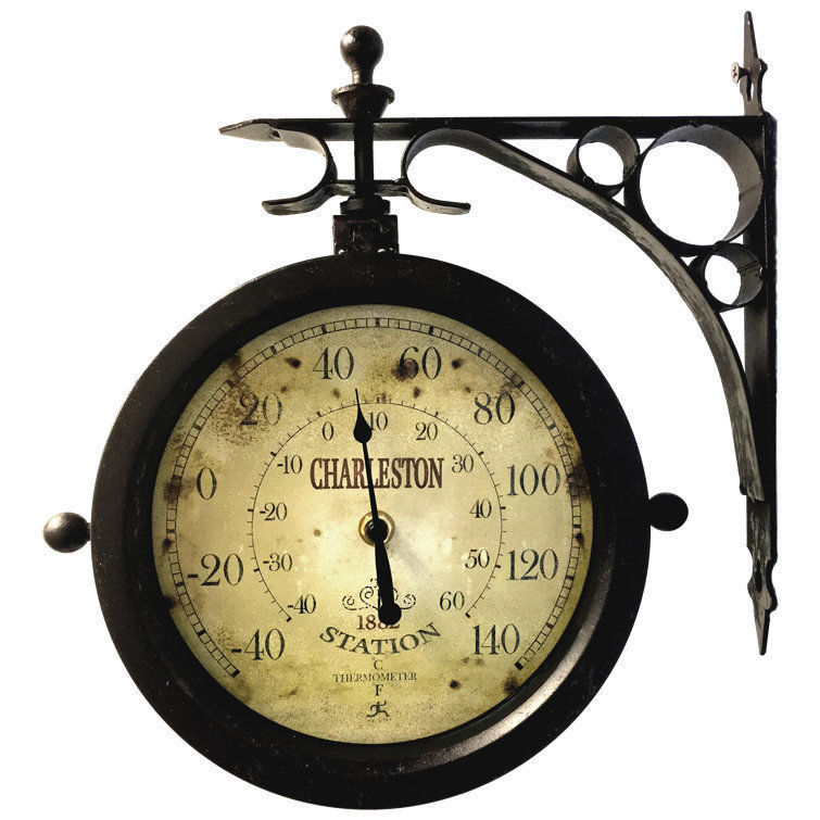 Charleston Outdoor Wall Clock 3D model_2