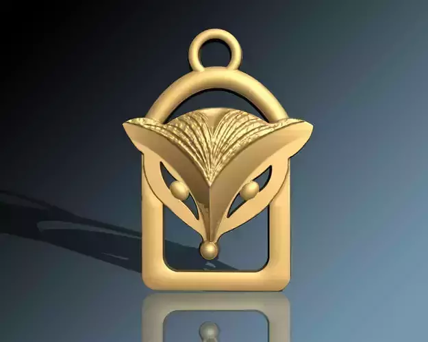 FOX HEAD PENDANT for 3d printing 3D print model