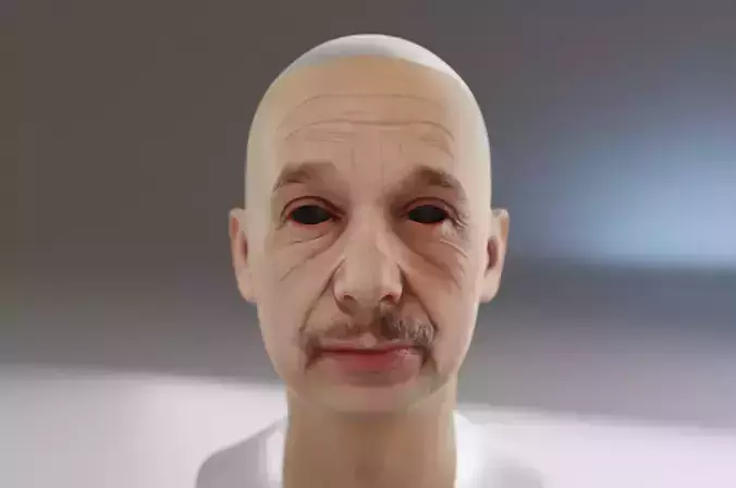 Albert Einstein 3D model