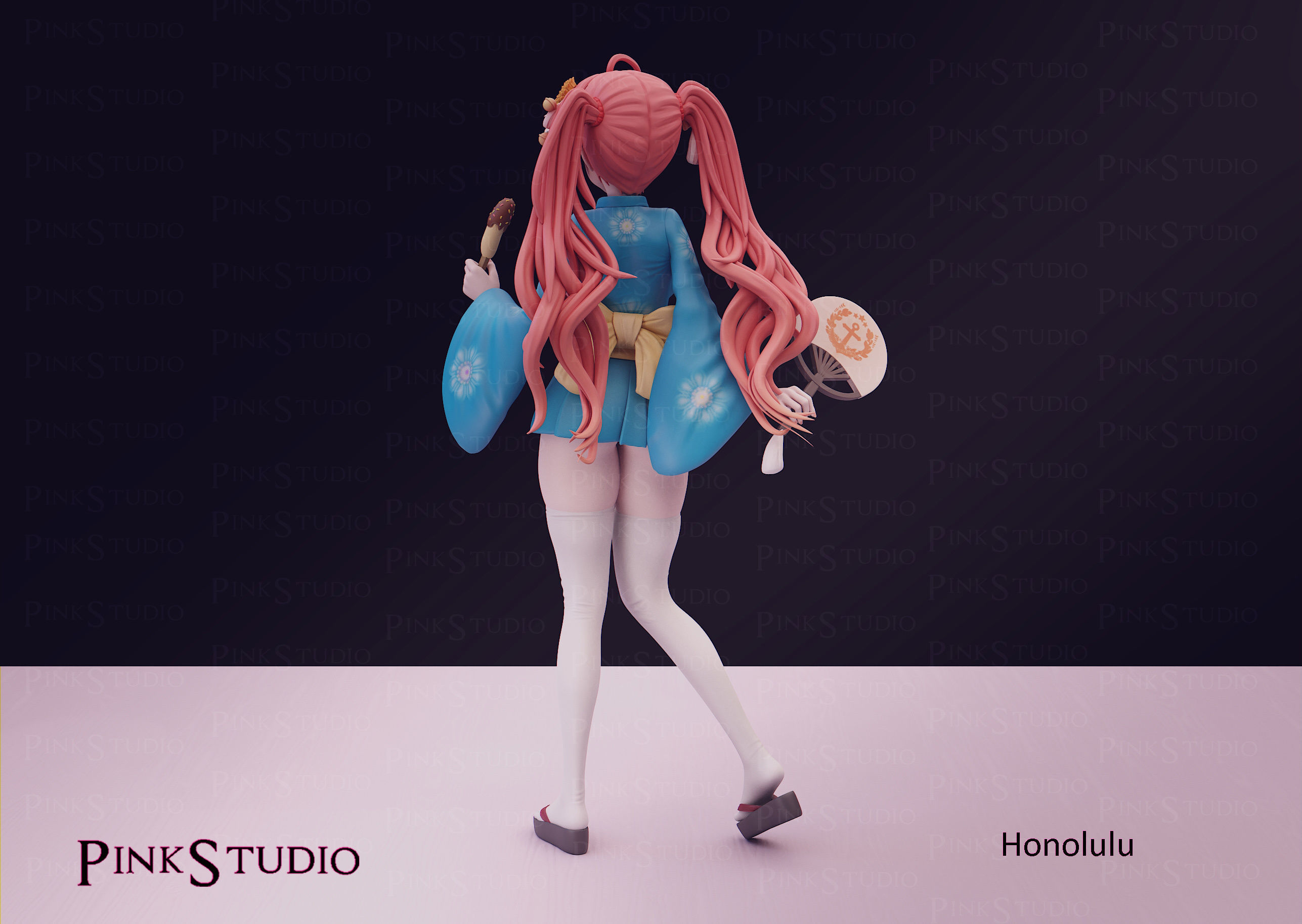 Azur lane - Honolulu 3D print model_6