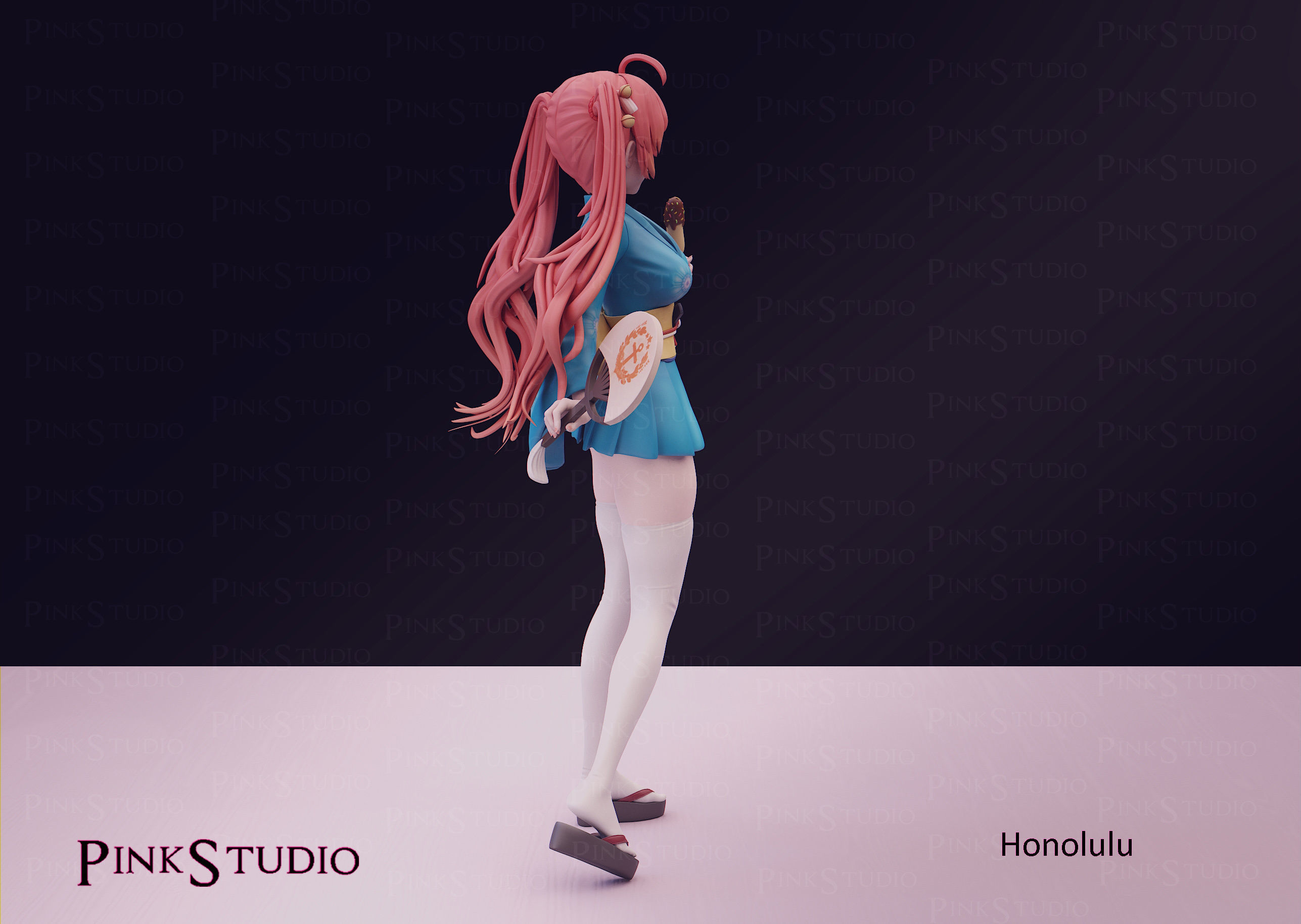 Azur lane - Honolulu 3D print model_4
