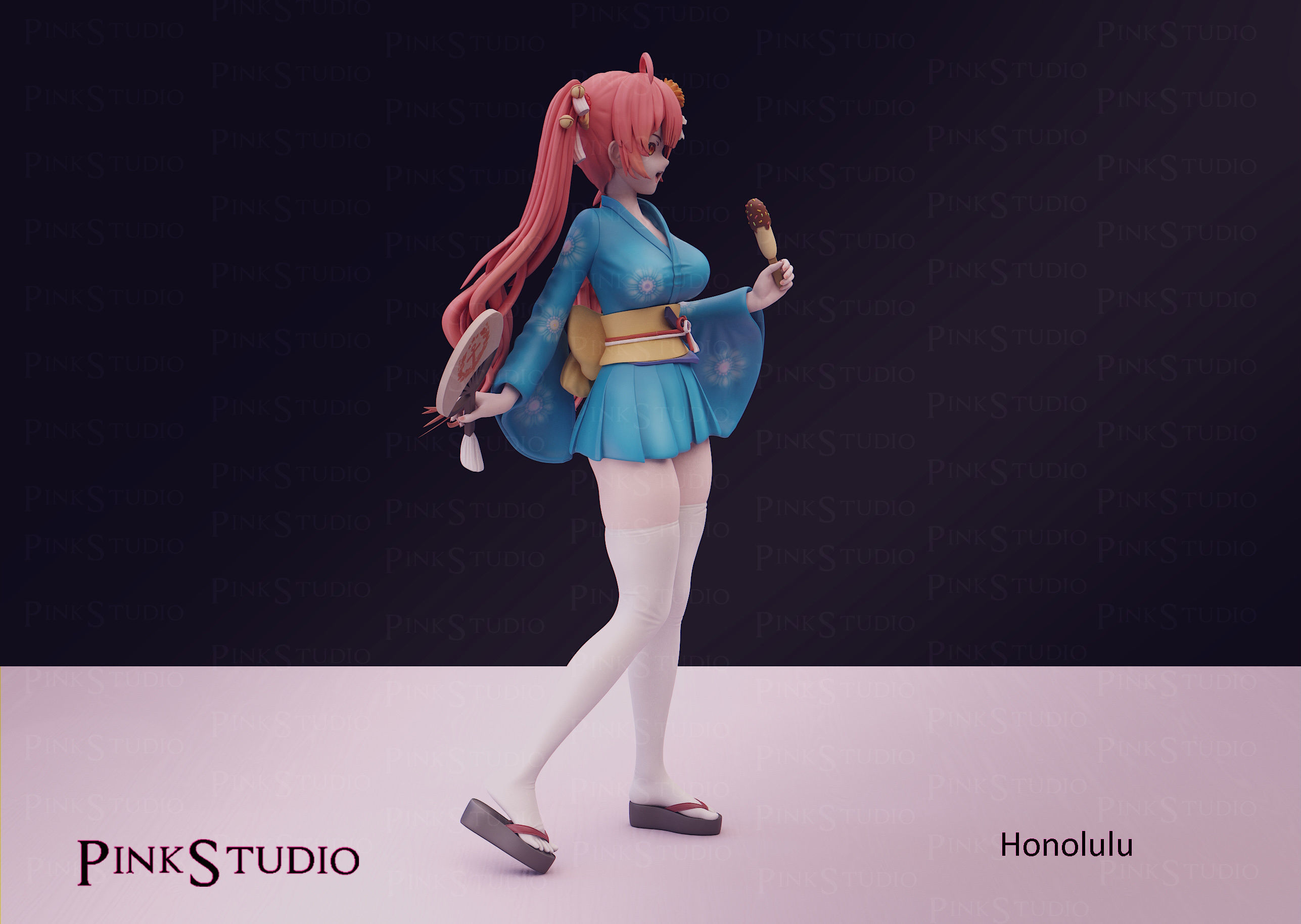 Azur lane - Honolulu 3D print model_3