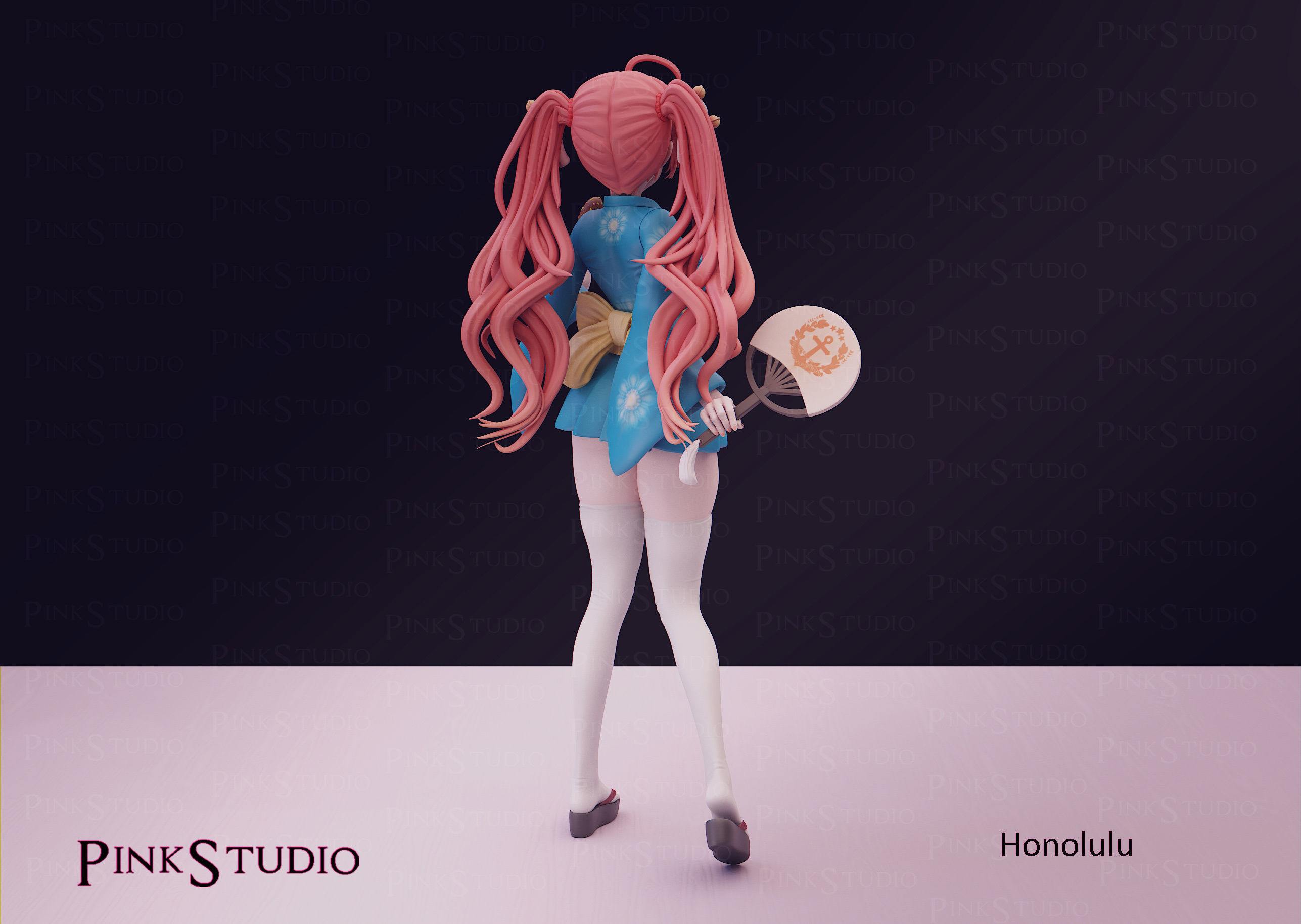 Azur lane - Honolulu 3D print model_5