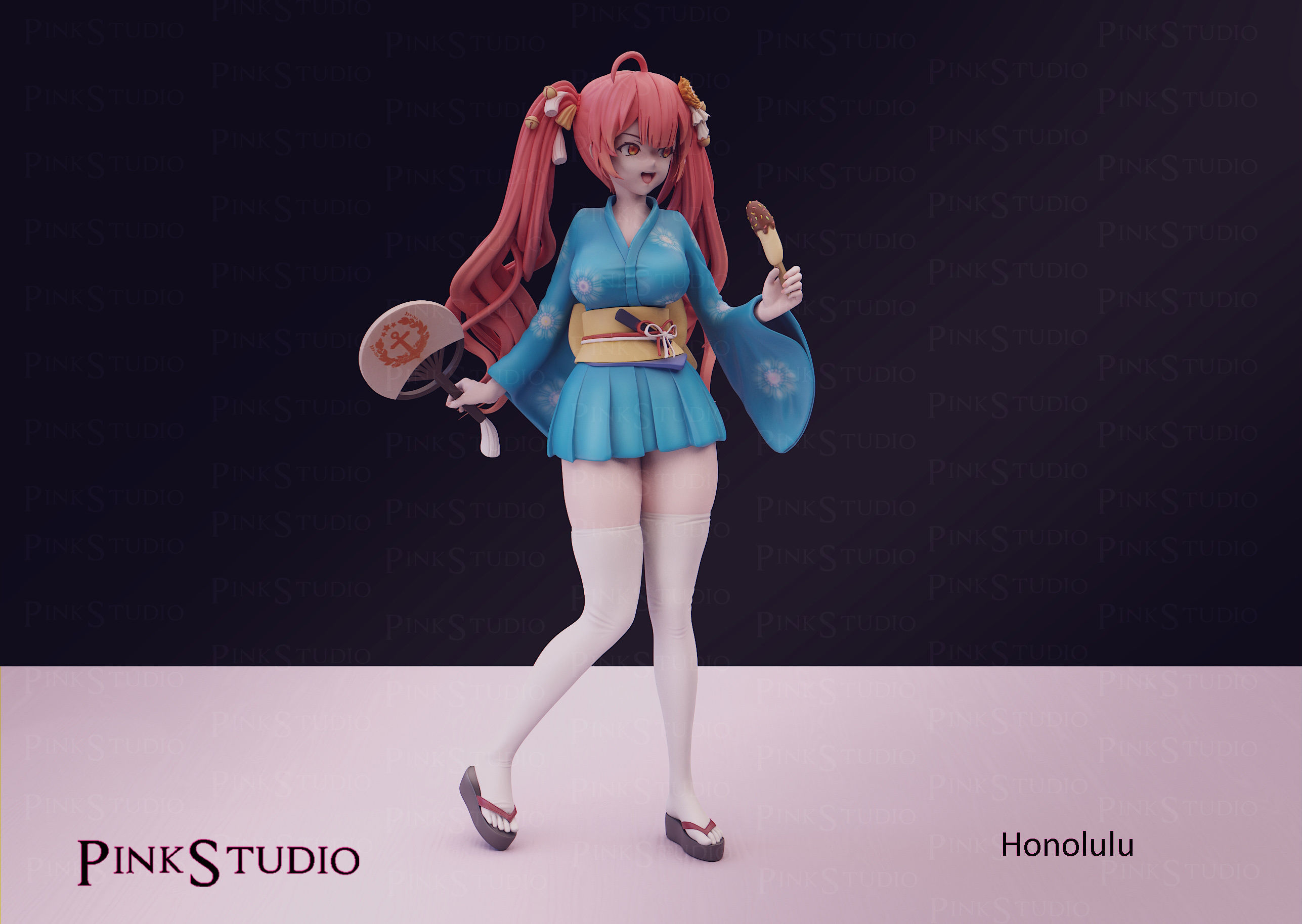 Azur lane - Honolulu 3D print model_2