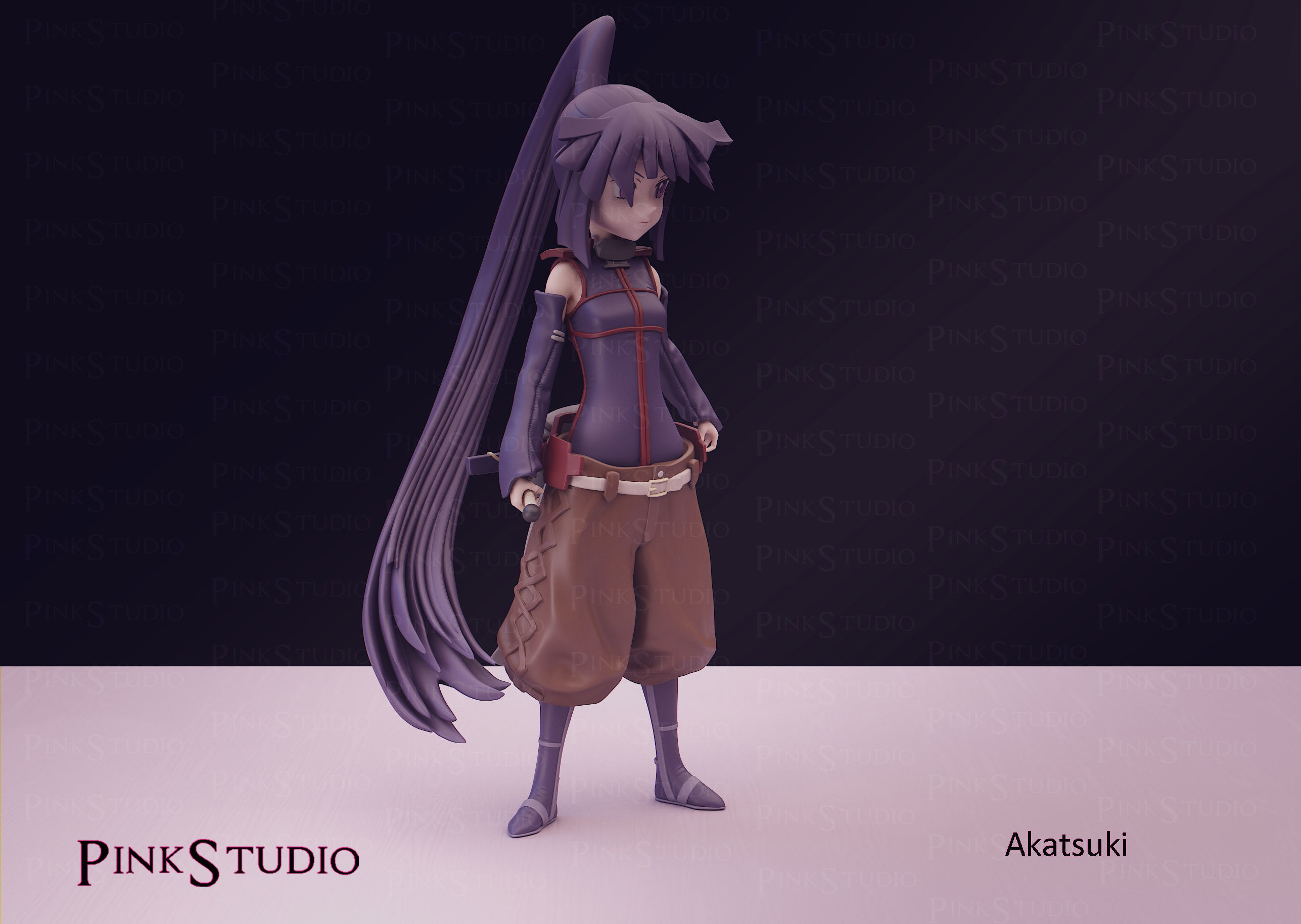 Log Horizon - akatsuki 3D print model_3