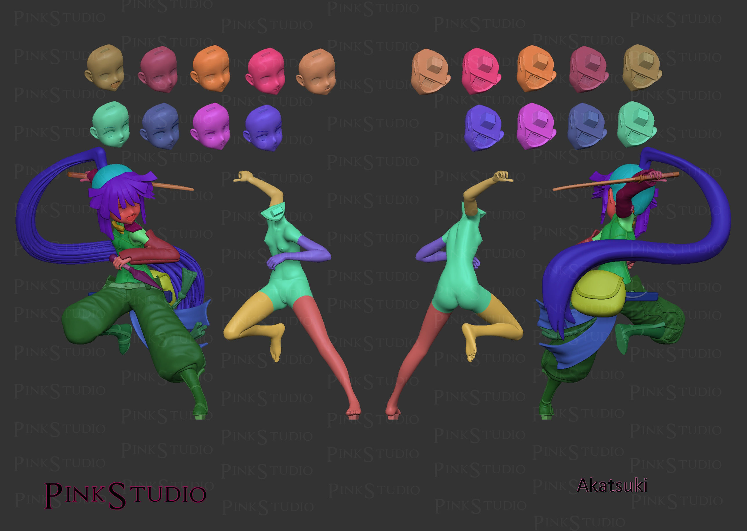 Log Horizon - akatsuki 3D print model_22