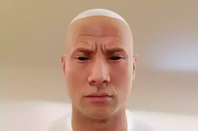 Dwayne Johnson 3D model
