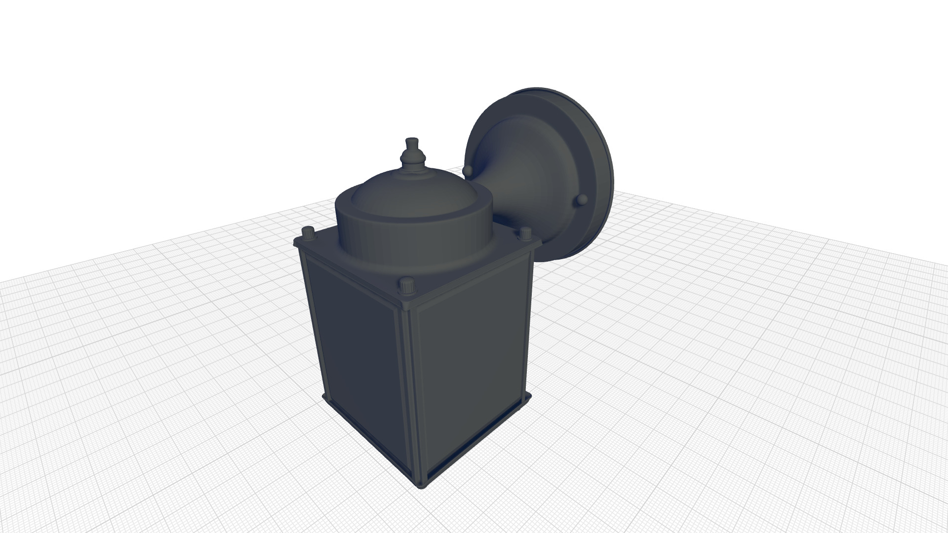 Noriko Wall Light 3D model_5