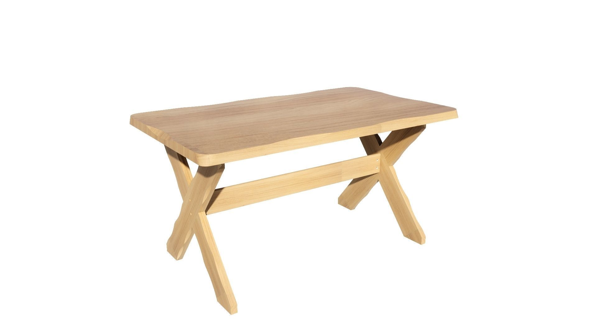 Dining set 4 seat 3D model_7