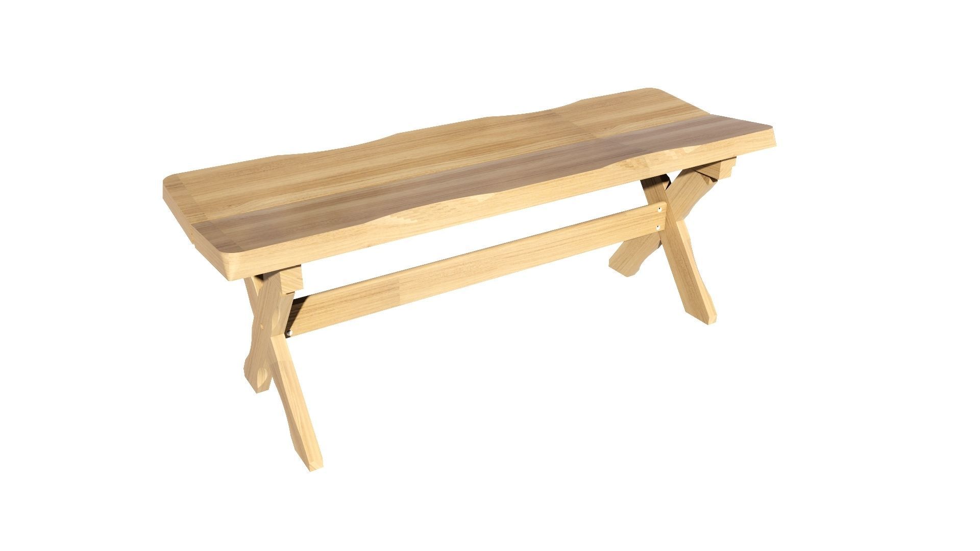 Dining set 4 seat 3D model_9