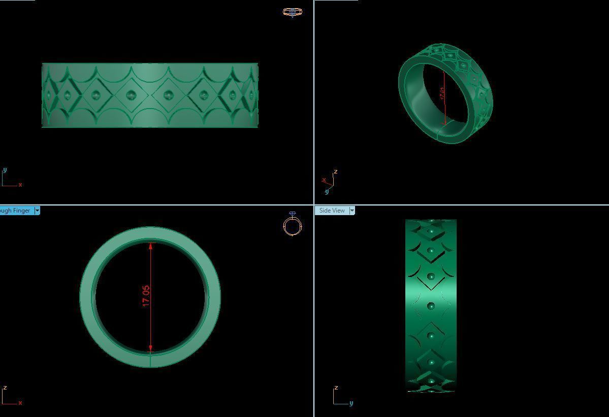 Ring Girl 3D print model_8