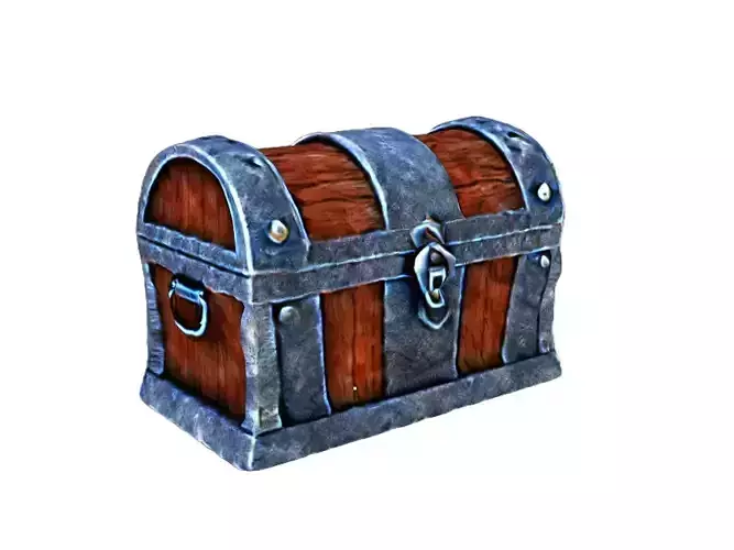Low-Poly Treasure Chest