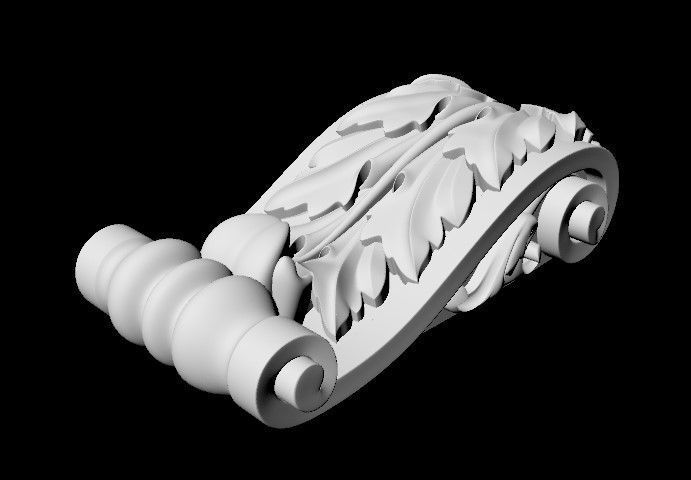 pilaster 3D model_2