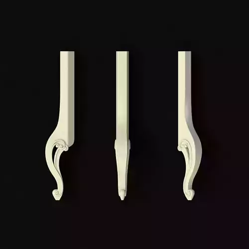 leg High quality 3d models for processing on a cnc machine 