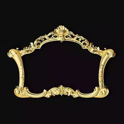 carved mirror