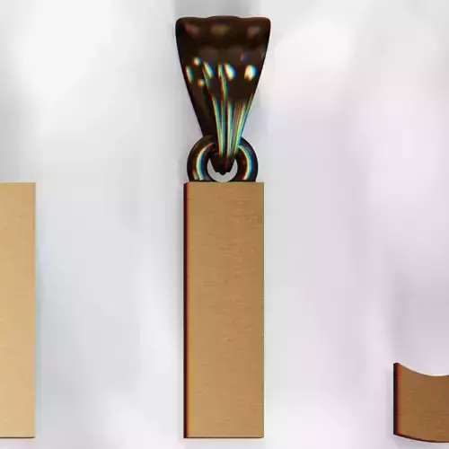 I pendant and earring