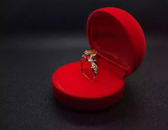 Women solitaire ring 3D print model - Catfish And Oranges