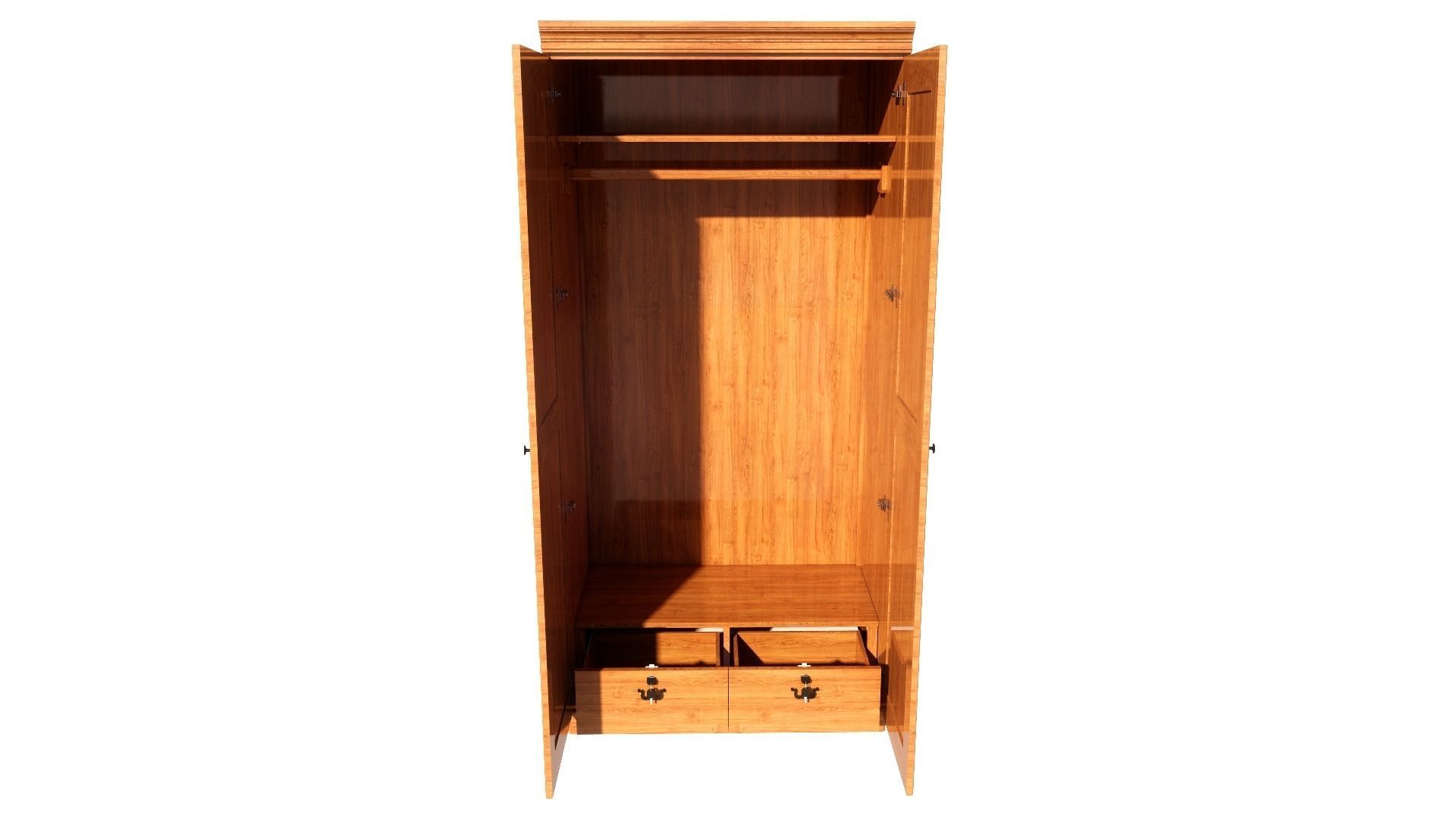 Wardrobe 3D model_5