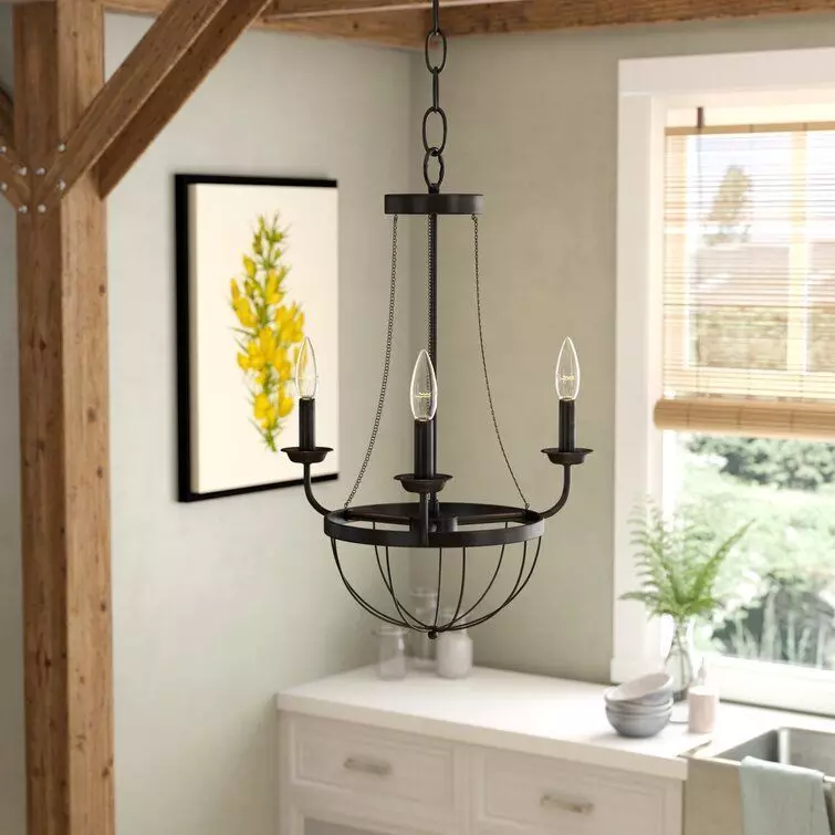 Leechburg Light Dimmable Empire Chandelier 3D model