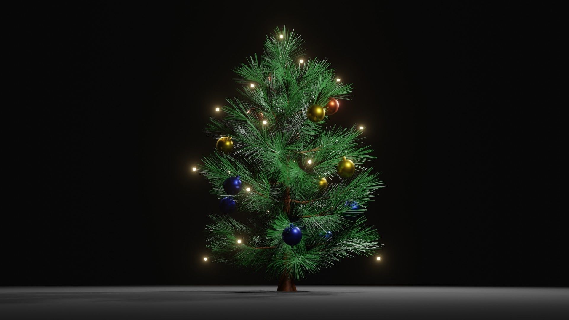Christmas Tree 3D model_3
