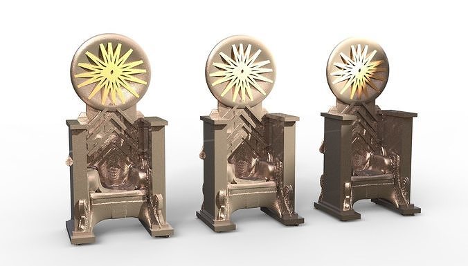 Black Star magicians Throne 3D model