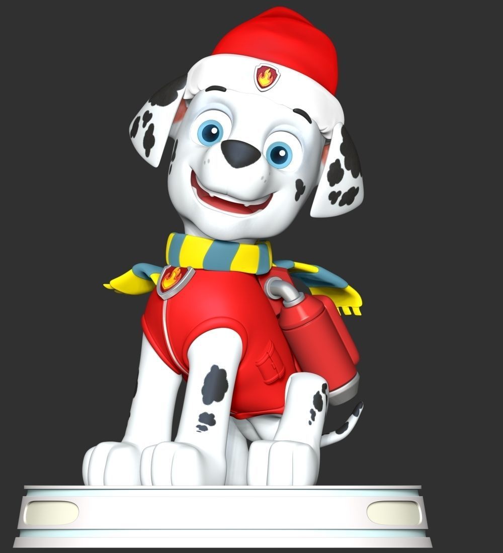 Marshall Christmas - Paw Patrol 3D print model_1