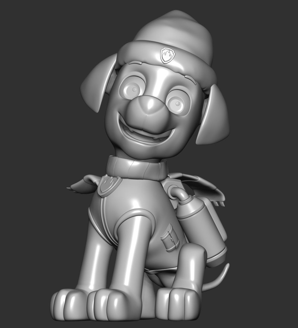 Marshall Christmas - Paw Patrol 3D print model_4